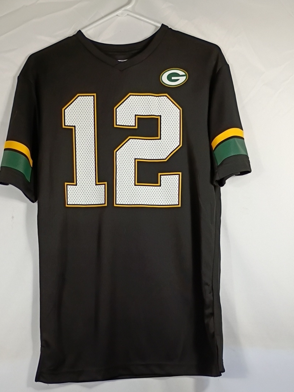 NFL Team Apparel Aaron Rodgers #12 Green Bay Packers Football Jersey Mens Small